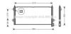 DT 276054 Condenser, air conditioning